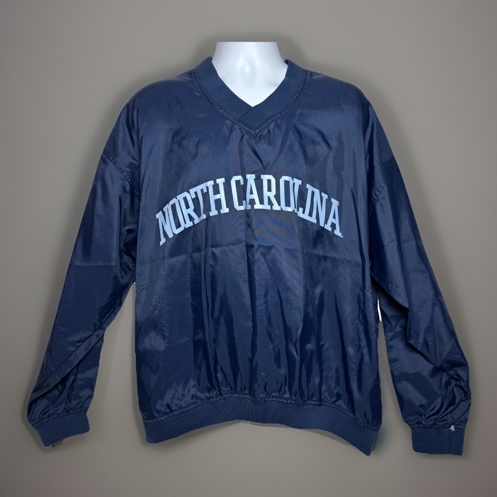 North Carolina Tar Heels Pullover Windbreaker Fruit Of The Loom Medium NCAA